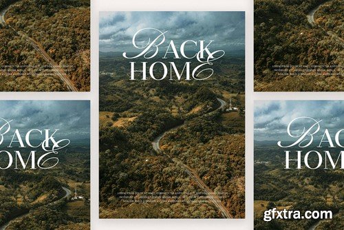 Back Home Serif and Calligraphy Font Typeface UJZTQR8