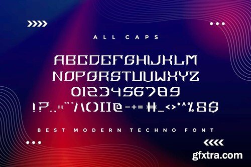 Xalvier - Modern Techno Font 6BLH6T3