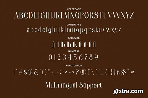 Bafillen Gaffond Unique Serif Typeface 3CFL9J8