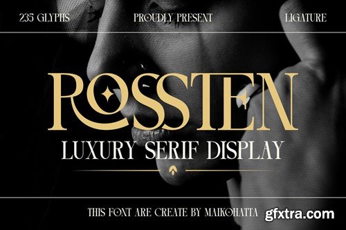 Rossten - Luxury Serif Display VU9JYU4