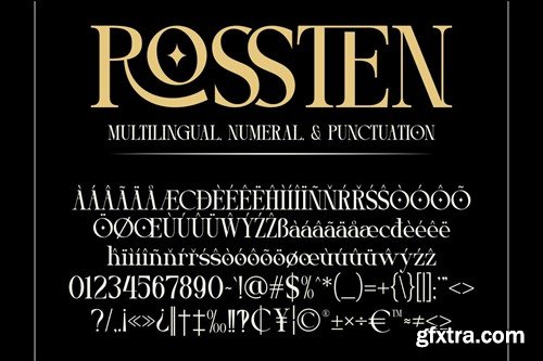 Rossten - Luxury Serif Display VU9JYU4