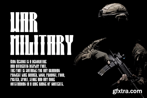 Warior Blogxim - Tall & Military Font EW4VJLP