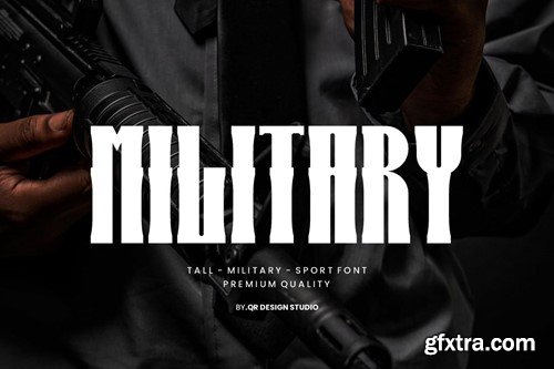 Warior Blogxim - Tall & Military Font EW4VJLP