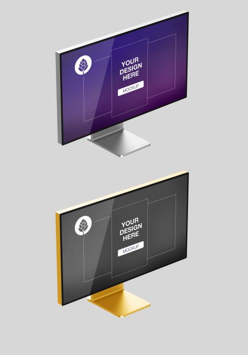 Computer Screen Mockup - 461120802