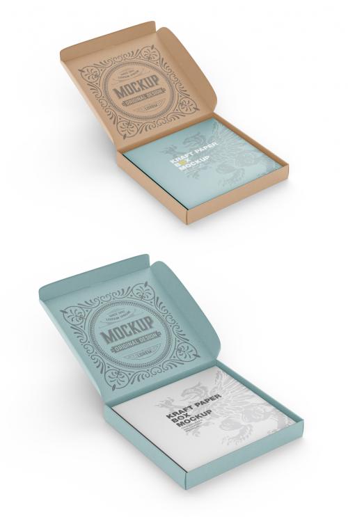 Kraft Box Mockup - 461120818