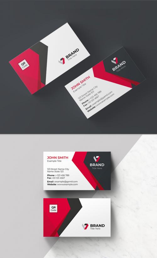 Modern Business Card Layout - 461121166