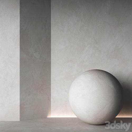 Decorative plaster material. Beige white. Seamless 4K.