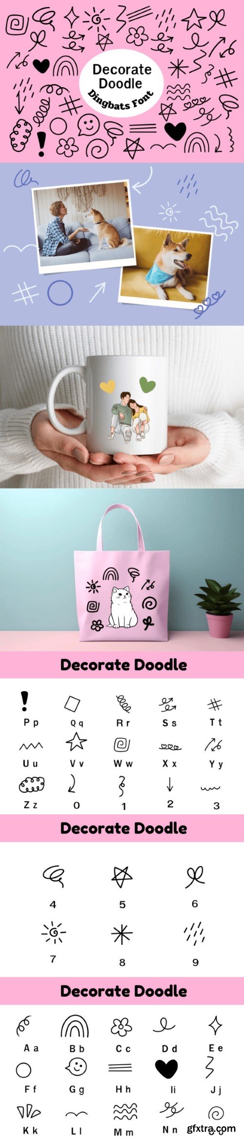 Decorate Doodle Font