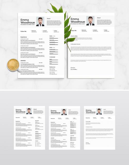 Clean Simple Resume - 461122835