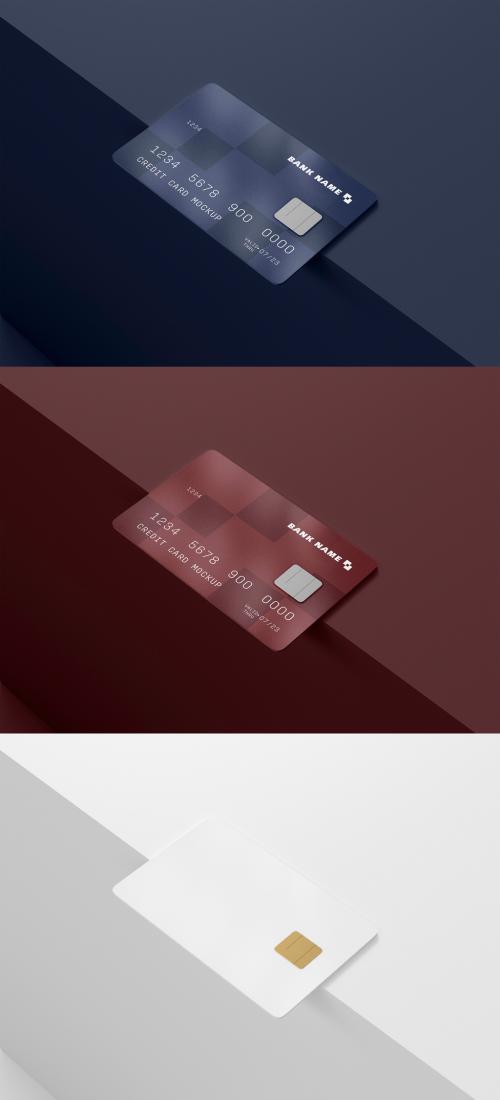 Isolated Credit Card Mockup - 461123648