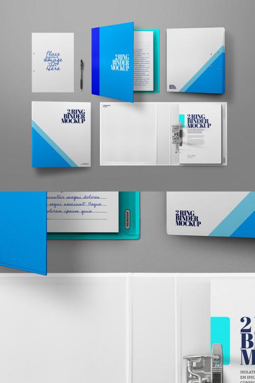 2 Ring Binder Mockup - 461123888