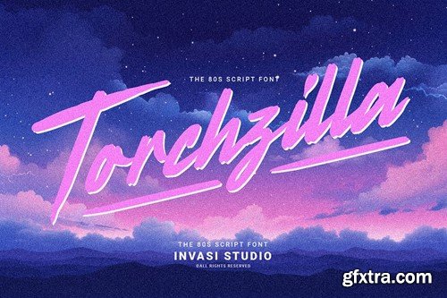 Torchzilla - Retro Script CGADEEJ