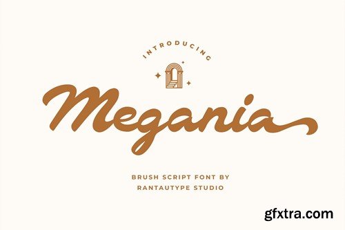 Megania Brush Script Font FTFA3F6