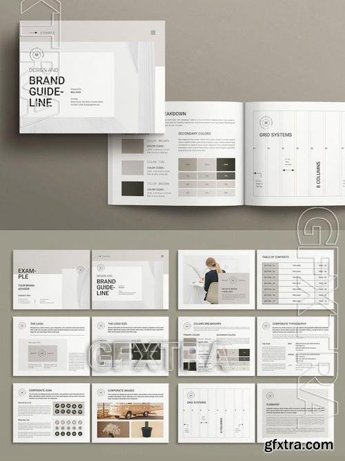 Brand Guideline Template Landscape G889USE