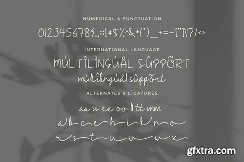 Macshues Minimalist Script Font 7ZCAUSF