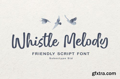 Whistle Melody - Fun Handwritten Font QRGB9YR
