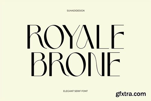 Royale Brone Elegant Stylish Serif Font 2SX3ZGK