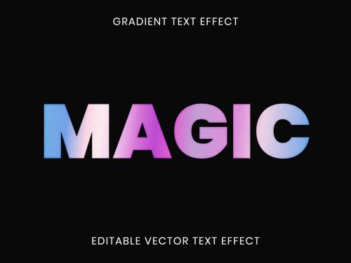Gradient Colorful Text Effect - 461125514