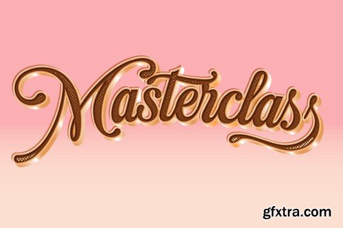 Masterclass Text Effect HGDG67V