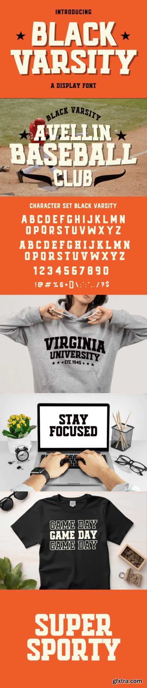 Black Varsity Font