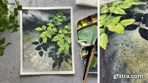 Mastering Light and Texture with Granulating Watercolors