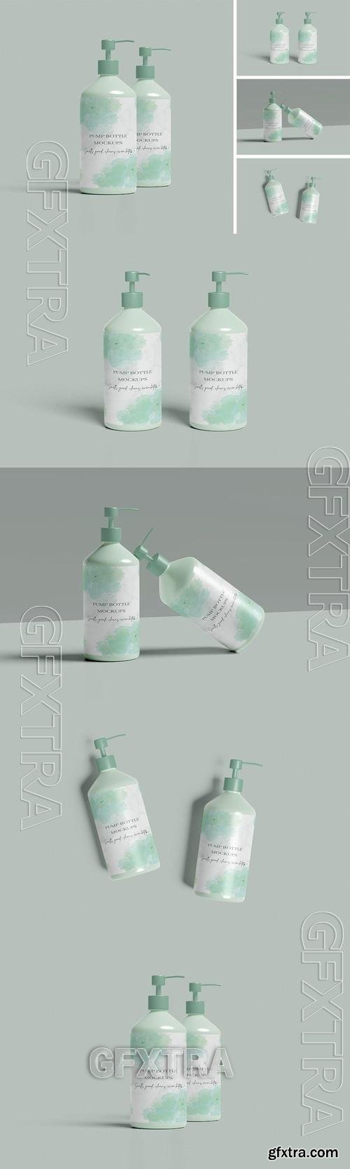 Pump Bottle Mockup 5D2PN55