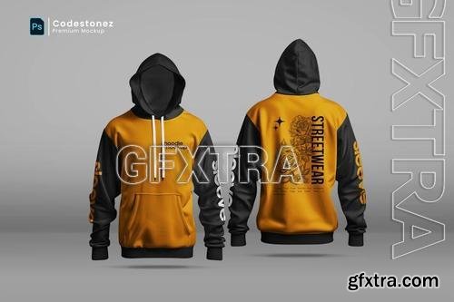 Hoodie Front and Back Mockups TTX8F2D