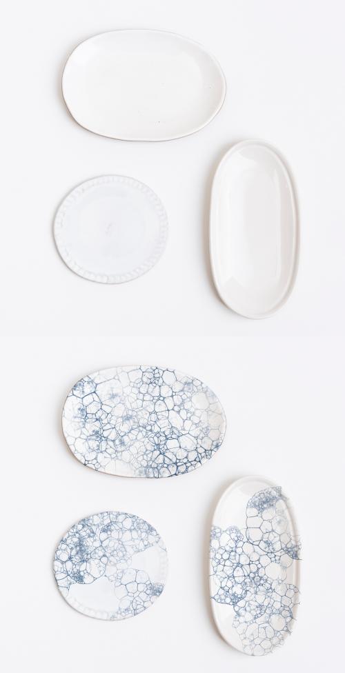 Bubble Art Plate Mockup - 461594840