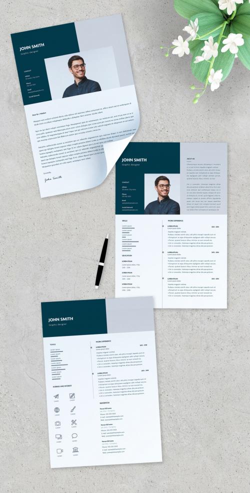 Blue Simple Resume - 461747678