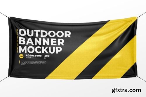 Outdoor Banner Mockup Collections 15xPSD