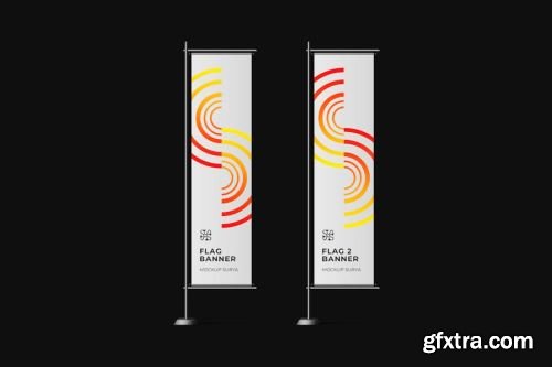 Outdoor Banner Mockup Collections 15xPSD