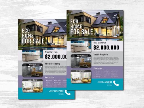 Real Estate Flyer Layout - 462310179