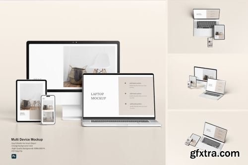 Multi Device Mockup Collections 15xPSD