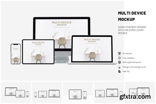 Multi Device Mockup Collections 15xPSD