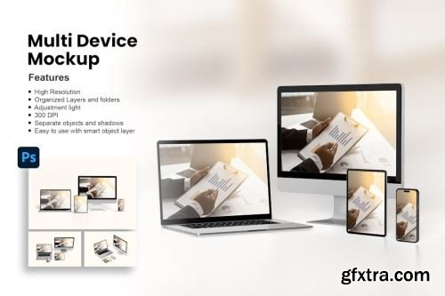 Multi Device Mockup Collections 15xPSD