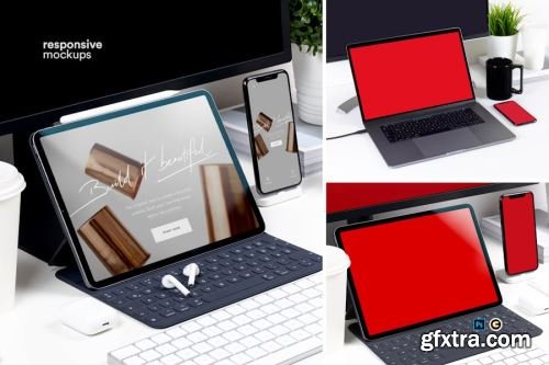 Multi Device Mockup Collections 15xPSD