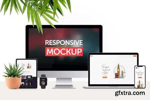 Multi Device Mockup Collections 15xPSD