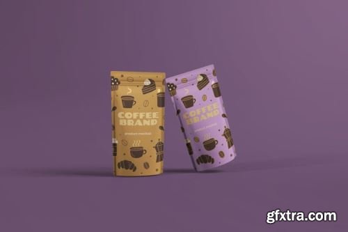 Pouch Packaging Mockup Collections 15xPSD