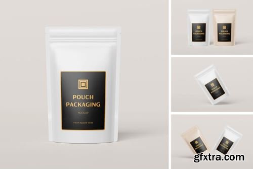 Pouch Packaging Mockup Collections 15xPSD