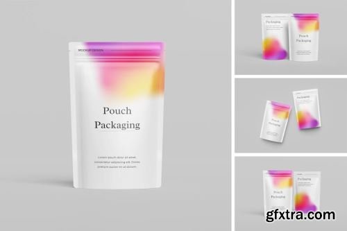 Pouch Packaging Mockup Collections 15xPSD