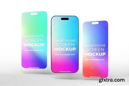 Phone Screen Mockup Collections 14xPSD