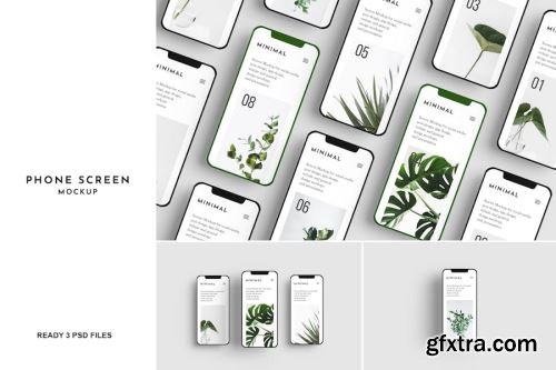 Phone Screen Mockup Collections 14xPSD