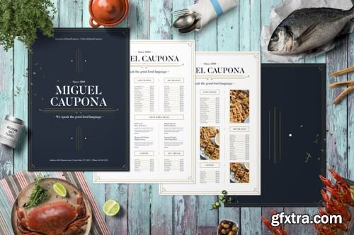 Restaurant Menu Mockup Collections 14xPSD