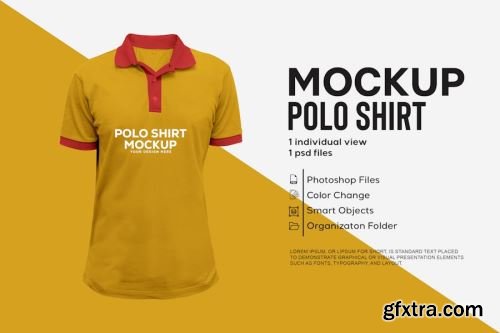 Polo Shirt Mockup Collections 12xPSD