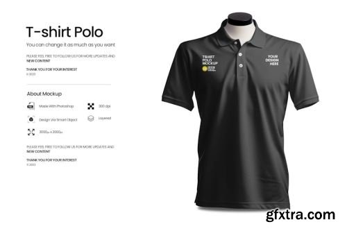 Polo Shirt Mockup Collections 12xPSD