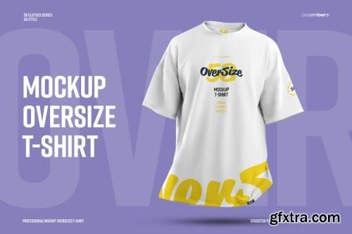 Oversize T-Shirt Mockup Collections 14xPSD