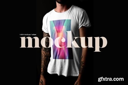 Oversize T-Shirt Mockup Collections 14xPSD