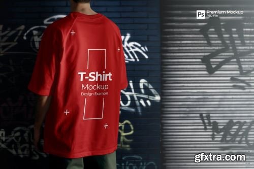 Oversize T-Shirt Mockup Collections 14xPSD