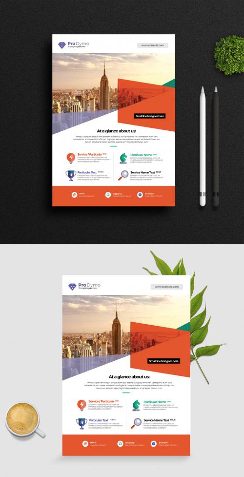 Red Corporate Business Flyer Layout - 462310427