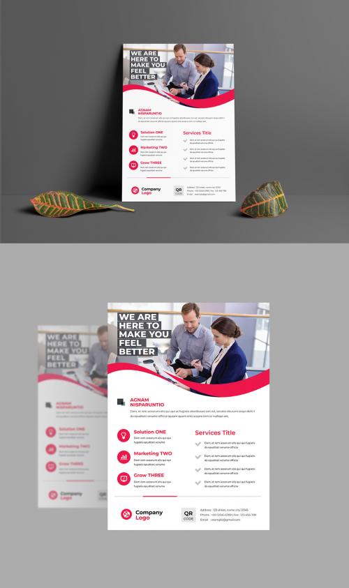 Corporate Business Flyer Layout - 462310457